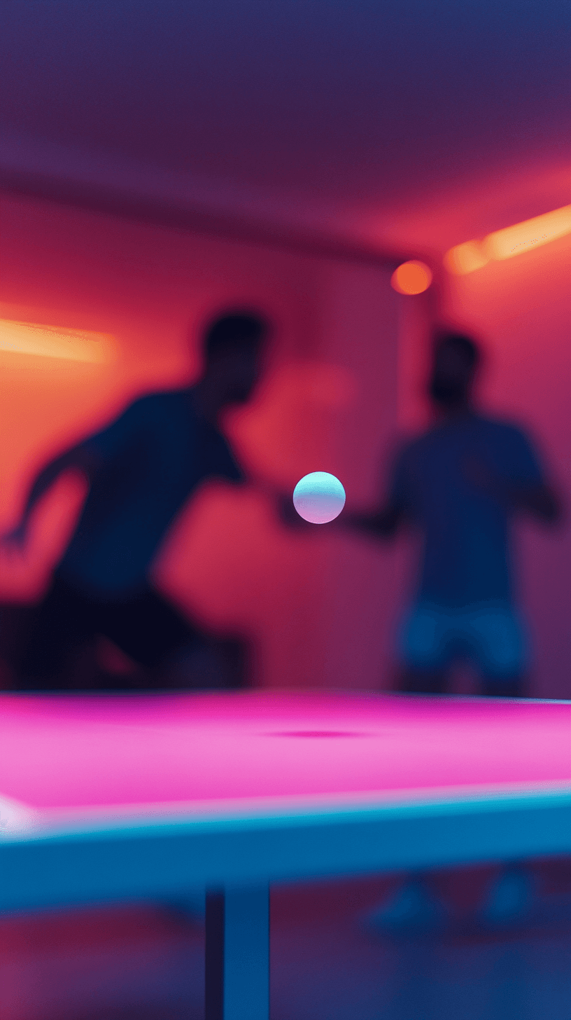 Table tennis match